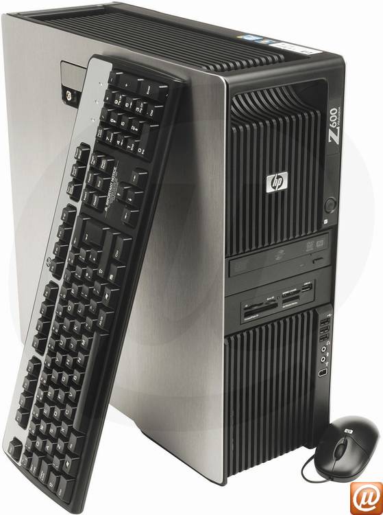 WY630L8 - Desktop-PC de alta performance Workstation HP Z600 Intel Xeon Quad-Core E5506 (2.13GHz) 4GB 320GB DVD-RW XP Pro/Windows 7 Professional 64